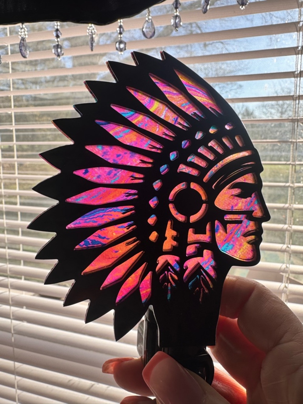 Hand crafted by me custom nightlight wood/acrylic made to order - Picture 10 of 15